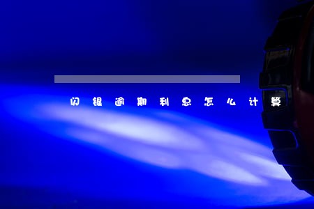 闪银逾期利息怎么计算 闪银逾期利息怎么计算