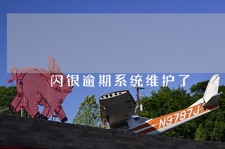 闪银逾期系统维护了 闪银逾期系统维护了