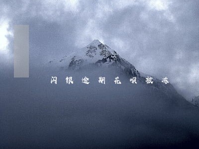 闪银逾期花呗被冻 闪银逾期花呗被冻