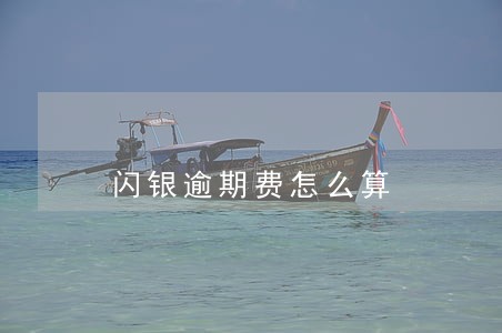 闪银逾期费怎么算 闪银逾期费怎么算