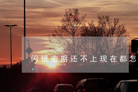 闪银逾期还不上现在都怎么处理 闪银逾期还不上现在都怎么处理