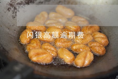 闪银高额逾期费