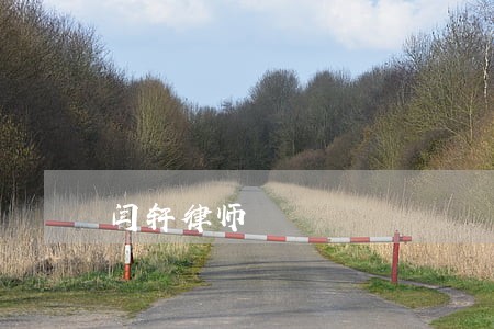 闫轩律师 闫轩律师