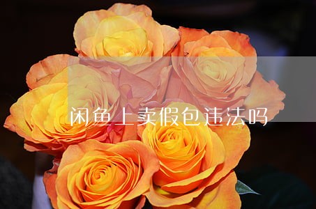 闲鱼上卖假包违法吗