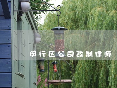 闵行区公司改制律师 闵行区公司改制律师