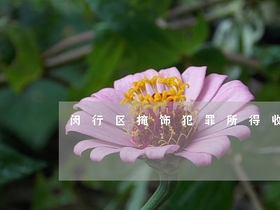闵行区掩饰犯罪所得收益罪律师 闵行区掩饰犯罪所得收益罪律师