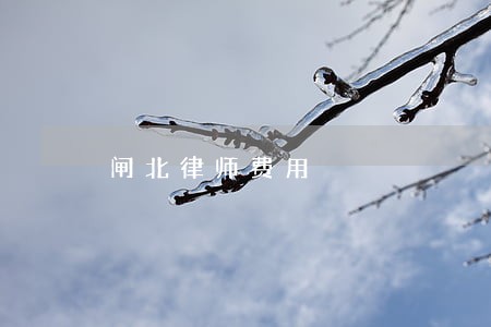 闸北律师费用 闸北律师费用