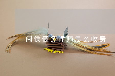 闽侯债务律师怎么收费