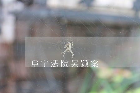 阜宁法院吴颖案 阜宁法院吴颖案