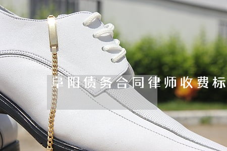 阜阳债务合同律师收费标准 阜阳债务合同律师收费标准