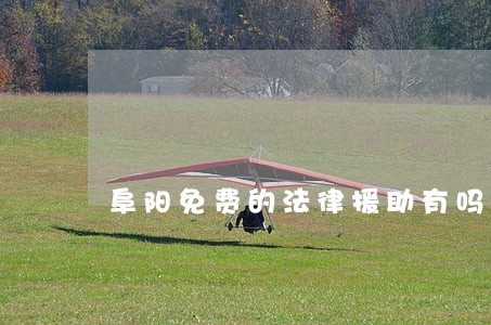 阜阳免费的法律援助有吗 阜阳免费的法律援助有吗