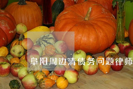 阜阳周边清债务问题律师推荐