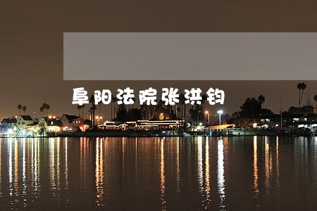 阜阳法院张洪钧 阜阳法院张洪钧