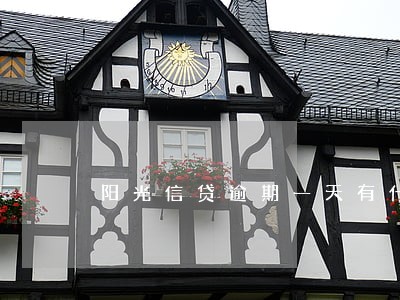 阳光信贷逾期一天有什么影响 阳光信贷逾期一天有什么影响