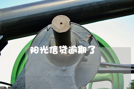 阳光信贷逾期了 阳光信贷逾期了
