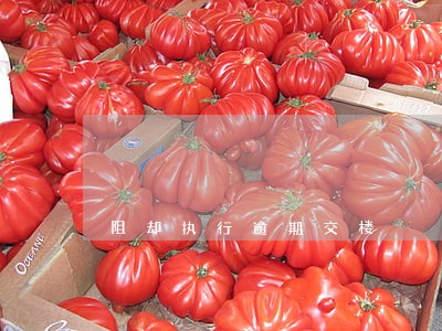 阻却执行逾期交楼