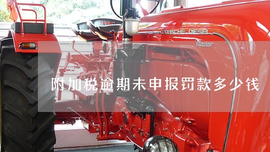 附加税逾期未申报罚款多少钱 附加税逾期未申报罚款多少钱