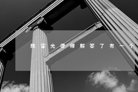 陈雷光律师解答了有一个人欠我钱 陈雷光律师解答了有一个人欠我钱