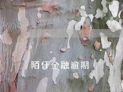 陌仟金融逾期 陌仟金融逾期
