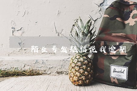 陌生号发短信说我逾期 陌生号发短信说我逾期