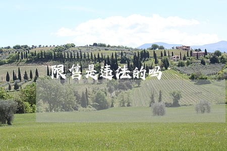 限售是违法的吗 限售是违法的吗
