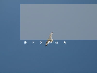 限行罚款逾期 限行罚款逾期