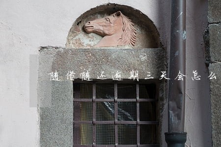 随借随还逾期三天会怎么样