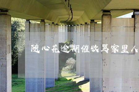 随心花逾期催收骂家里人 随心花逾期催收骂家里人