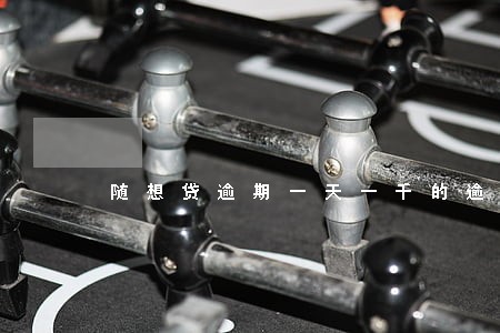 随想贷逾期一天一千的逾期费 随想贷逾期一天一千的逾期费