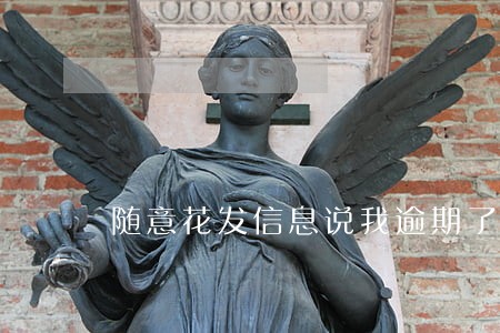 随意花发信息说我逾期了没借款