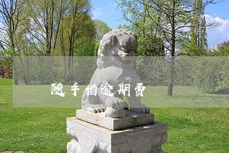 随手借逾期费 随手借逾期费