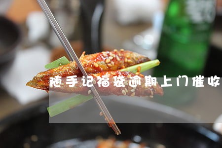 随手记福袋逾期上门催收案例 随手记福袋逾期上门催收案例