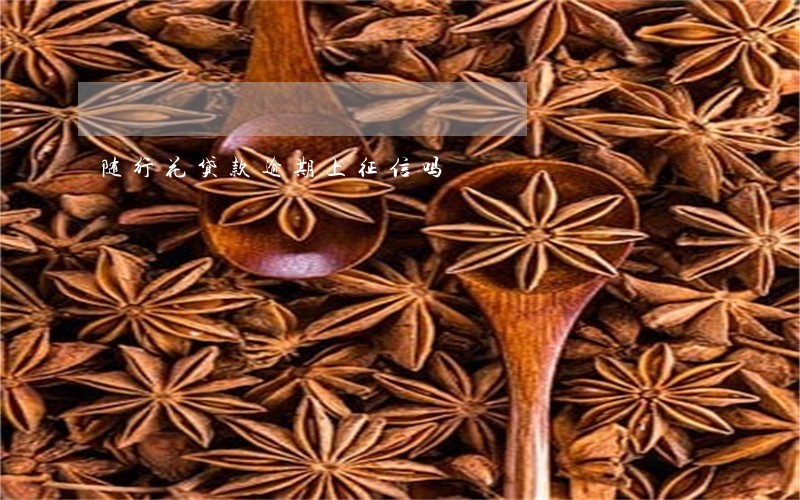 随行花贷款逾期上征信吗 随行花贷款逾期上征信吗