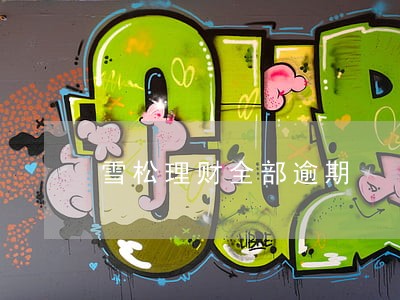 雪松理财全部逾期 雪松理财全部逾期