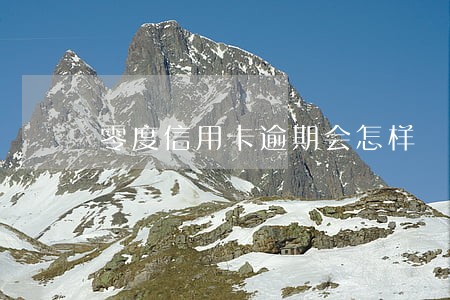 零度信用卡逾期会怎样 零度信用卡逾期会怎样
