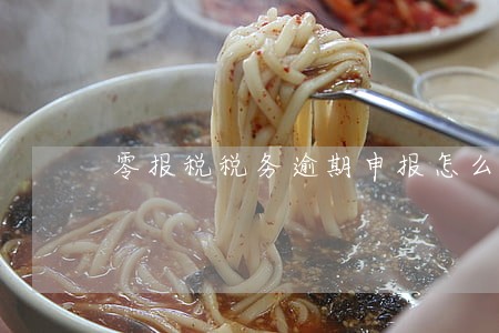零报税税务逾期申报怎么处罚