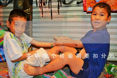 零申报个税逾期要扣分吗