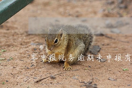 零申报税务逾期未申报有什么影响 零申报税务逾期未申报有什么影响