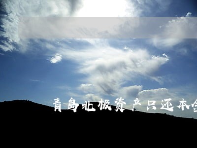 青岛北极资产只还本金 青岛北极资产只还本金