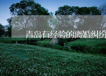青岛有经验的离婚纠纷律师 青岛有经验的离婚纠纷律师
