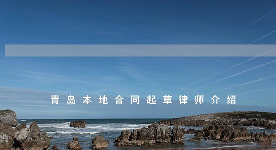 青岛本地合同起草律师介绍 青岛本地合同起草律师介绍
