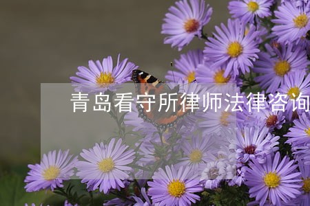青岛看守所律师法律咨询 青岛看守所律师法律咨询