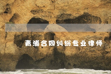 青浦合同纠纷专业律师 青浦合同纠纷专业律师