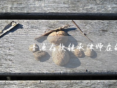 青浦存款继承律师在线咨询 青浦存款继承律师在线咨询