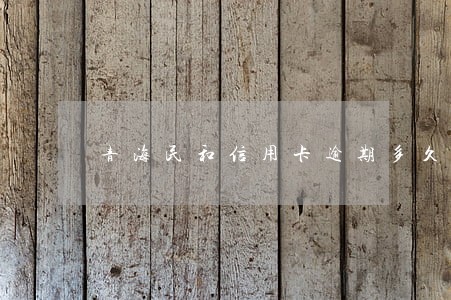 青海民和信用卡逾期多久抓人 青海民和信用卡逾期多久抓人