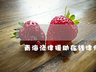 青海法律援助在线律师