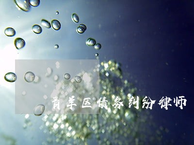 青羊区债务纠纷律师