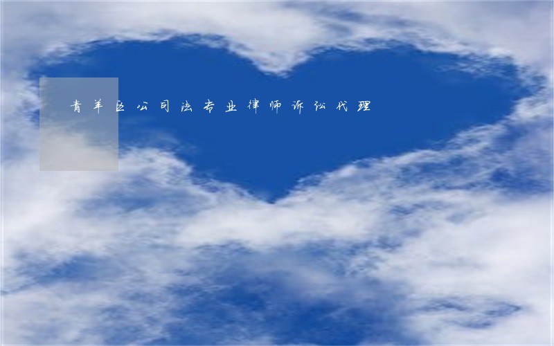 青羊区公司法专业律师诉讼代理 青羊区公司法专业律师诉讼代理