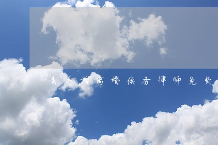 青羊找离婚债务律师免费咨询 青羊找离婚债务律师免费咨询