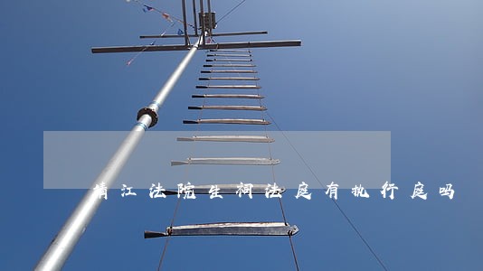 靖江法院生祠法庭有执行庭吗 靖江法院生祠法庭有执行庭吗